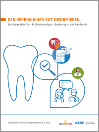 Titelbild: Jahresbericht der Zahnärztlichen Patientenberatung 2020